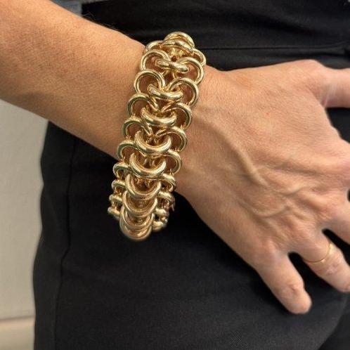 Armband - 18 karaat Roségoud, Sieraden, Tassen en Uiterlijk, Armbanden