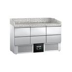 GGM Gastro | Pizza koelwerkbank PREMIUM - 1400x700mm - 6 |, Verzenden, Nieuw in verpakking