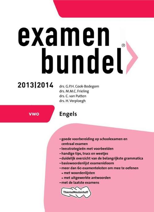 Examenbundel 20132014 Vwo Engels 9789006080315, Boeken, Schoolboeken, Zo goed als nieuw, Verzenden