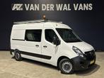 Opel Movano 2.3 Turbo 150pk L2H2 Dubbele Cabine Inrichting E, Stof, Gebruikt, Wit, Dealer onderhouden