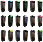 Drankenkoelkast 360L Bierkoelkast Glasdeur BlackLine 2026, Zonder vriesvak, 200 liter of meer, 60 cm of meer, Nieuw