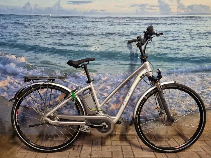 Flyer T8,  154-178cm, 630Wh accu van 08-2025, middenmotor, Fietsen en Brommers, Elektrische fietsen, Zo goed als nieuw, 47 tot 51 cm