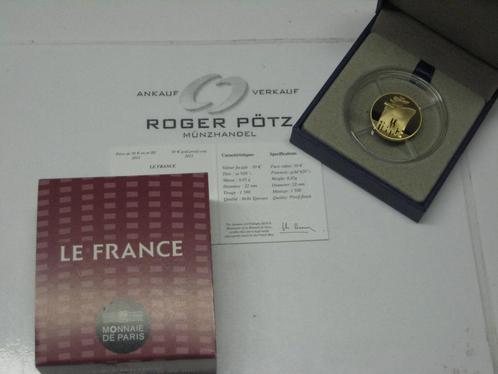 Frankreich 50 Euro goud 2012 Le France Ovp goud, Postzegels en Munten, Munten | Europa | Euromunten, Verzenden