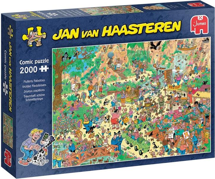 Jan van Haasteren - Vrolijke Fladderaars Puzzel (2000, Hobby en Vrije tijd, Denksport en Puzzels, Nieuw, Verzenden