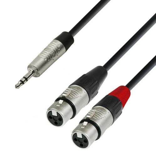Adam Hall 4 Star YWFF 0300 Rean verloopkabel 2x XLR female, Muziek en Instrumenten, Kabels en Stekkers, Nieuw, Ophalen of Verzenden