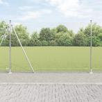 vidaXL Hexagon Hek 1,5x50 m Verzinkt Staal, Verzenden, Nieuw, IJzer
