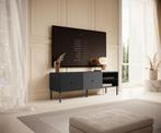 Meubella TV-Meubel Vermont antraciet 135 cm, Huis en Inrichting, Kasten | Televisiemeubels, Overige materialen, 100 tot 150 cm