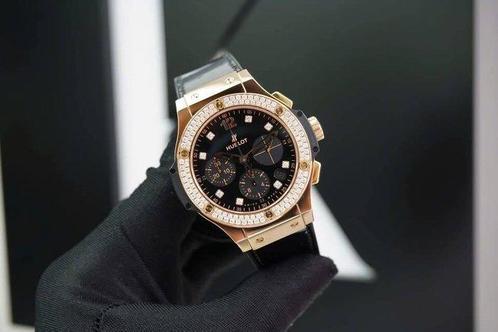 Hublot - Big Bang Shiny Rose Gold Diamonds -, Sieraden, Tassen en Uiterlijk, Horloges | Heren