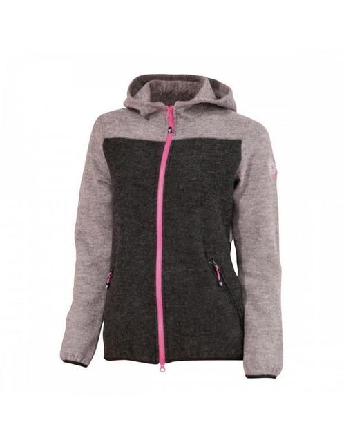 Ivanhoe vest Zoya Hood FZ met capuchon voor dames van wol..., Kleding | Dames, Truien en Vesten, Grijs, Nieuw, Verzenden