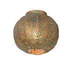 Oosterse plafondlamp goud met groen 28,5 cm - Baloo, Verzenden, Nieuw, Oosters