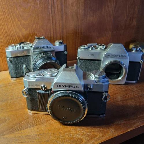 Konica, Mamiya, Olympus OM-30 / Autoreflex T3 + Hexanon, Audio, Tv en Foto, Fotocamera's Analoog