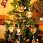 DIY kerstballenset met bouwstenen - 6-delig | Ø 8 cm, Verzenden
