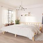 vidaXL Bedframe massief grenenhout 180x200 cm, Eenpersoons, Bruin, Verzenden, Nieuw