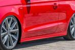 Side skirts Diffuser voor Audi A1 8X Facelift S line, Nieuw, Ophalen of Verzenden, Links, Audi