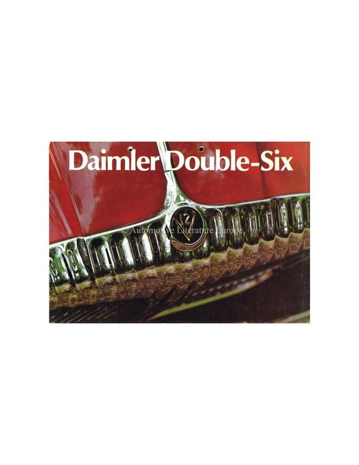 1972 DAIMLER DOUBLE-SIX BROCHURE ENGELS, Boeken, Auto's | Folders en Tijdschriften