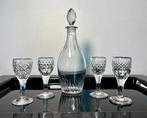 Montcenis (Baccarat & Saint Louis) - Drinkset (5) - Kristal, Antiek en Kunst, Antiek | Glas en Kristal