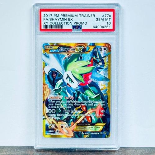 Pokémon Graded card - Shaymin EX FA - XY Collection Promo, Hobby en Vrije tijd, Verzamelkaartspellen | Pokémon