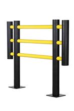 D - flexx Foxtrot machinebeschermingshek - Geel & Zwart -, Verzenden