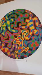 Keith Haring - Keith Haring-Money Puzzle-(1988) - Jaren 1980, Antiek en Kunst, Kunst | Tekeningen en Foto's