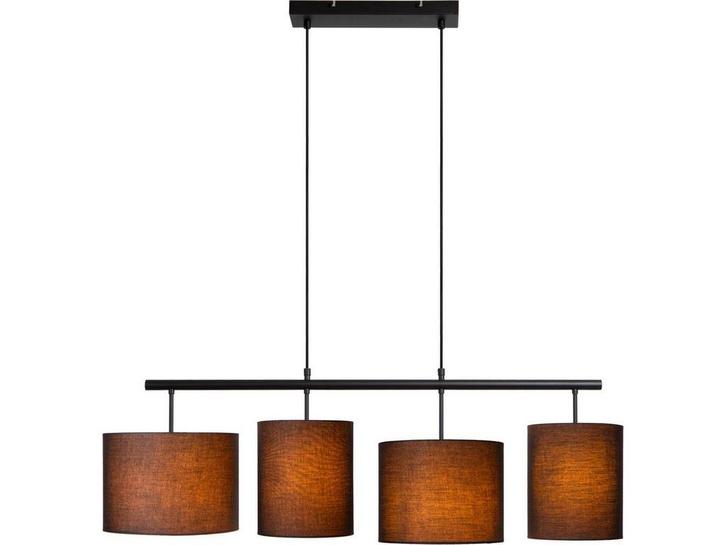 Lucide MAYA - Hanglamp - 4xE27 - Dimbaar - Zwart, Huis en Inrichting, Woonaccessoires | Overige, Zo goed als nieuw, Verzenden