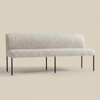 *WOONWINKEL* PEPP Interiors Cosmo Bankje Eetkamer Zandkleur, Verzenden, Nieuw, Stof