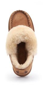 Warmbat Dames Sloffen  Wiluna Suede  - Cognac maat 41, Verzenden, Nieuw