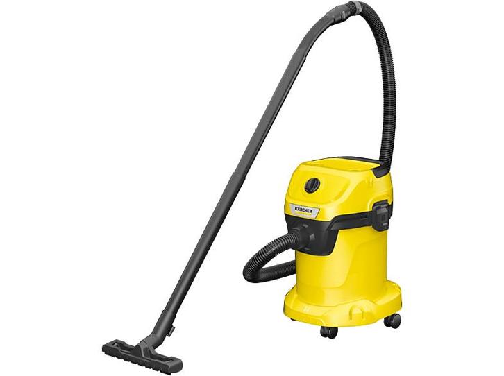 Karcher -  WD 3 V-17/4/20 Stofzuiger Zonder Zak  - Zwart, Witgoed en Apparatuur, Stofzuigers, Minder dan 1200 watt, Reservoir