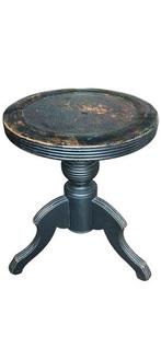 Early 20th century adjustable piano chair Napoleon III style, Antiek en Kunst