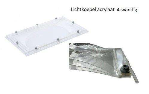 lichtkoepel vierwandig acrylaat 100x150cm, Doe-het-zelf en Verbouw, Glas en Ramen, Verzenden