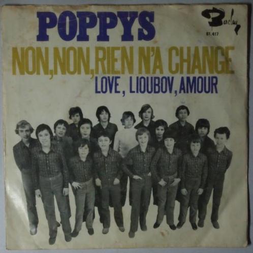 Poppys - Non, non rien na changé - Single, Cd's en Dvd's, Vinyl Singles, Single, Gebruikt, 7 inch, Pop