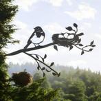 Tuindecoratie Vogel met nestje eieren | 36.9 cm x 22.6 cm, Tuin en Terras, Tuinwanddecoratie, Verzenden, Nieuw