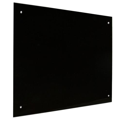 Glassboard Zwart - 45x60 cm, Zakelijke goederen, Kantoor en Winkelinrichting | Kantoormeubilair en Inrichting, Ophalen of Verzenden