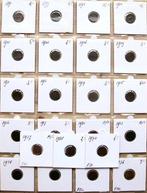 Nederland. 1/2 Centen Wilhelmina compleet 1891-1940 (23, Postzegels en Munten, Munten | Nederland