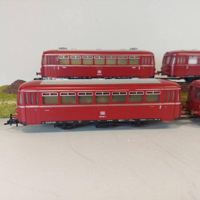 Fleischmann H0 - 4400 - Modeltrein motorwagen (2) - 2x VT98, Hobby en Vrije tijd, Modeltreinen | H0