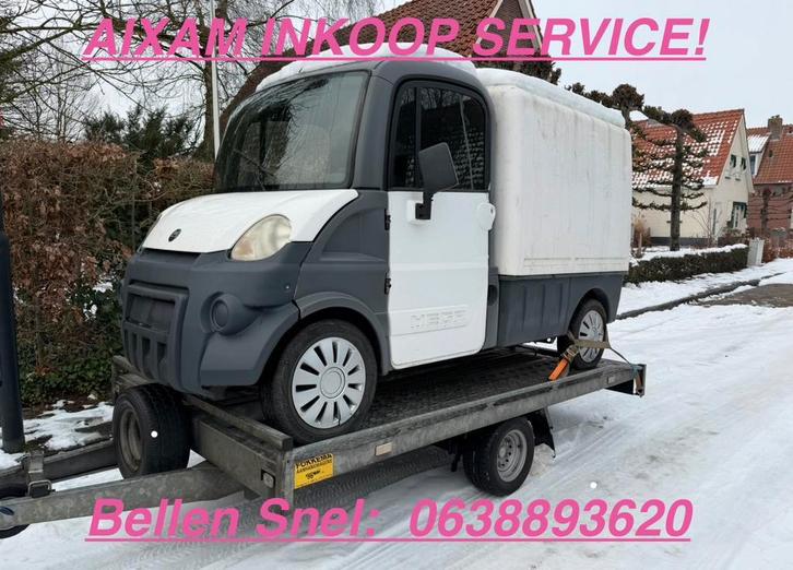 €€-Snel Geld Voor Uw Aixam-€€ INKOOPSERVICE GOEDE PRIJS, Auto's, Aixam, Nieuw, Ophalen