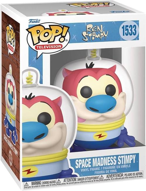 Funko Pop! - Nickelodeon Ren and Stimpy - Stimpy (Space, Verzamelen, Poppetjes en Figuurtjes, Nieuw, Verzenden