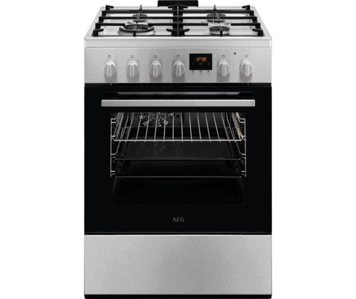 €549 Aeg CKB64415BM Fornuis, Witgoed en Apparatuur, Fornuizen, Vrijstaand, Ophalen of Verzenden