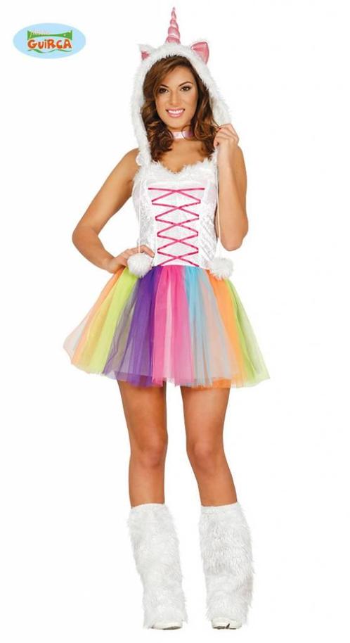 Unicorn kostuum dames 3-delig, Kleding | Dames, Carnavalskleding en Feestkleding, Nieuw, Ophalen of Verzenden