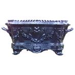 Plantenbak Art Nouveau - 55 cm - aluminium - zwart, Tuin en Terras, Ophalen of Verzenden, Nieuw