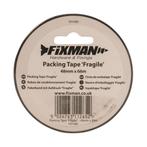 Fixman Inpaktape - Fragile - 48 mm x 66 meter, Nieuw, Ophalen of Verzenden
