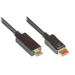DisplayPort naar HDMI kabel - DP 1.4 / HDMI 2.0, Audio, Tv en Foto, Audiokabels en Televisiekabels, Nieuw, Ophalen of Verzenden