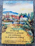 Oorsprong, betekenis en gebruik van veldnamen in Elburg, Boeken, Gelezen, 1383-181X, 20e eeuw of later, Verzenden