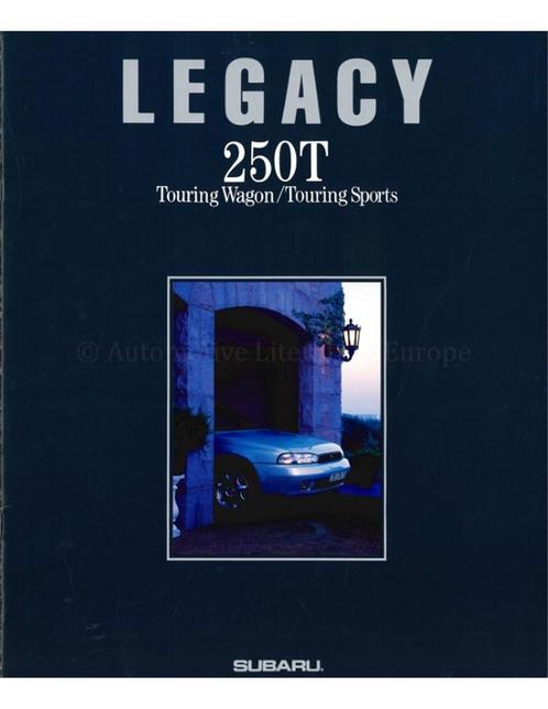1994 SUBARU LEGACY 250T BROCHURE JAPANS, Boeken, Auto's | Folders en Tijdschriften