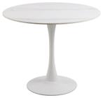 Hjem Interiors Graham Ronde Eettafel Wit Keramiek, Ophalen of Verzenden, Nieuw