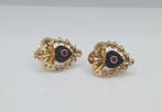 Oorbellen - 19.2 kt. Geel goud Onyx, Sieraden, Tassen en Uiterlijk, Oorbellen, Nieuw