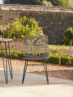 Dining tuinstoel Flamingo Wicker Aluminium Zwart The, Verzenden, Nieuw