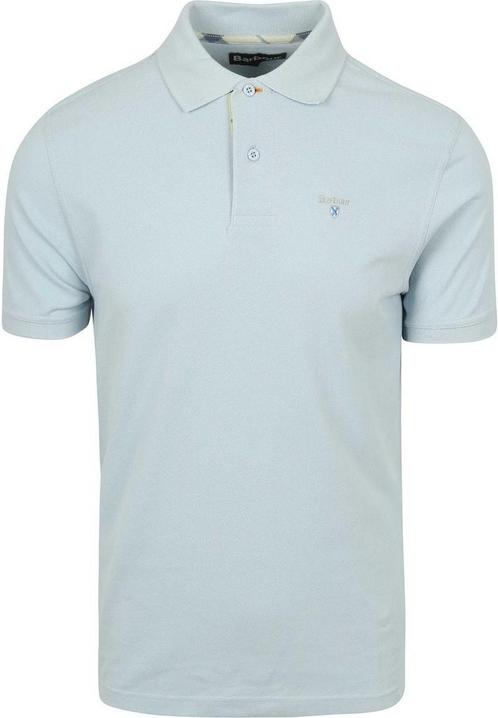 Barbour Tartan Pique Polo Lichtblauw maat M Heren, Kleding | Heren, Polo's, Nieuw, Maat 48/50 (M), Verzenden