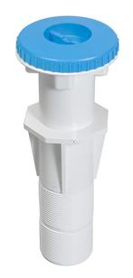 Aquareva Stofzuigeraansluiting + muurdoorvoer - Blauw, Verzenden, Nieuw