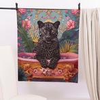 Decoratief aardewerk – Zwarte panter en barokmotieven –