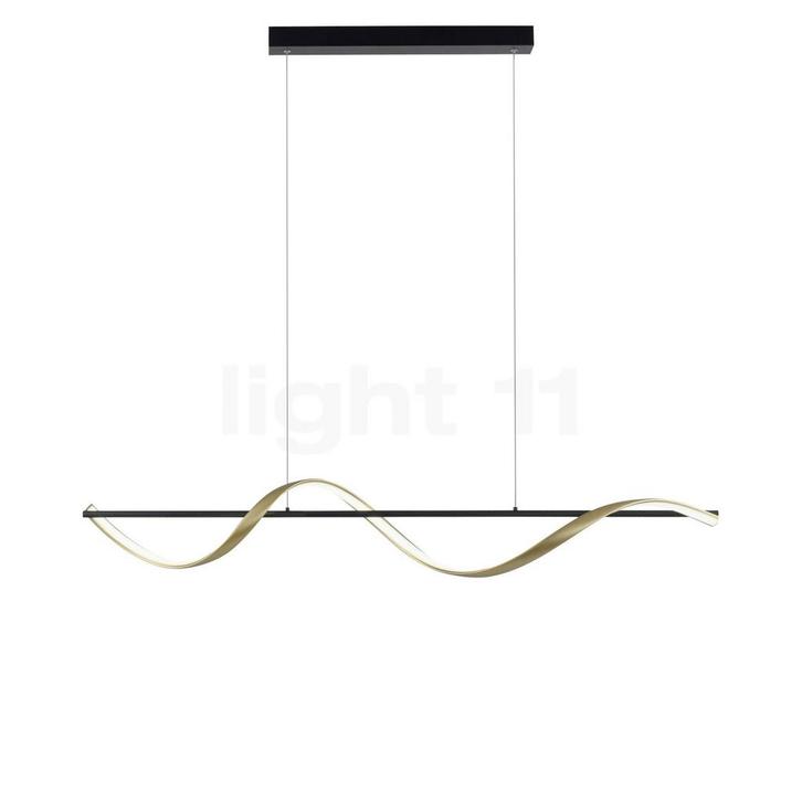 PAUL NEUHAUS Q-Swing Hanglamp LED, antraciet/messing, Huis en Inrichting, Lampen | Hanglampen, Nieuw, Verzenden